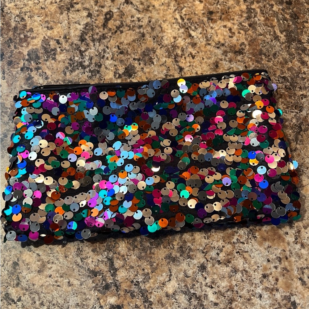 Sequin Cosmetic Bag
